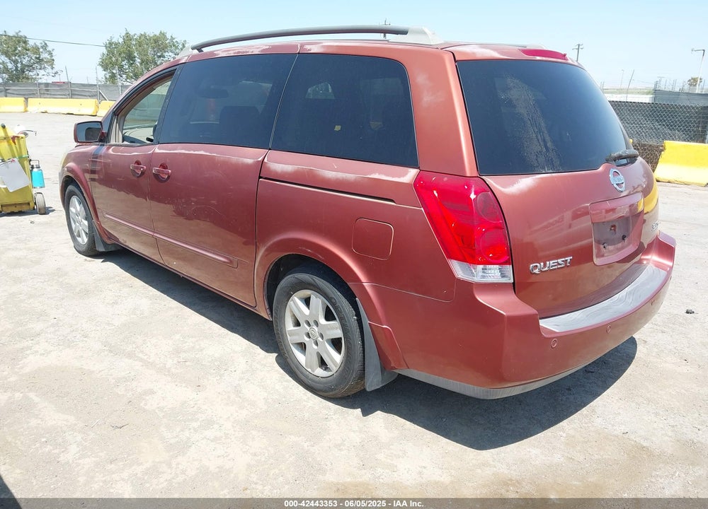 2005 NISSAN QUEST 3.5 SL VIN: 5N1BV28UX5N103123