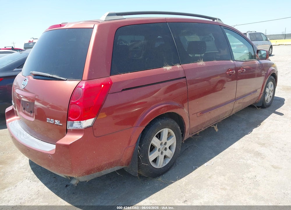 2005 NISSAN QUEST 3.5 SL VIN: 5N1BV28UX5N103123