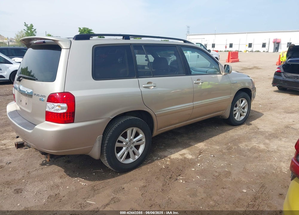 2006 TOYOTA HIGHLANDER HYBRID V6 VIN: JTEEW21A760026641