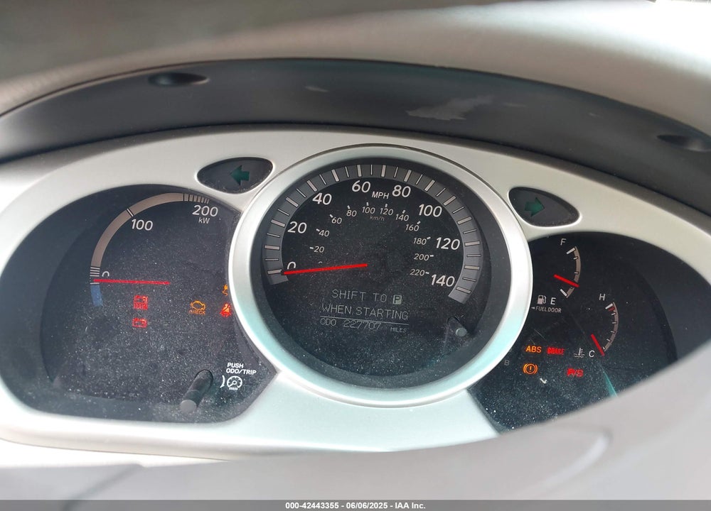 2006 TOYOTA HIGHLANDER HYBRID V6 VIN: JTEEW21A760026641