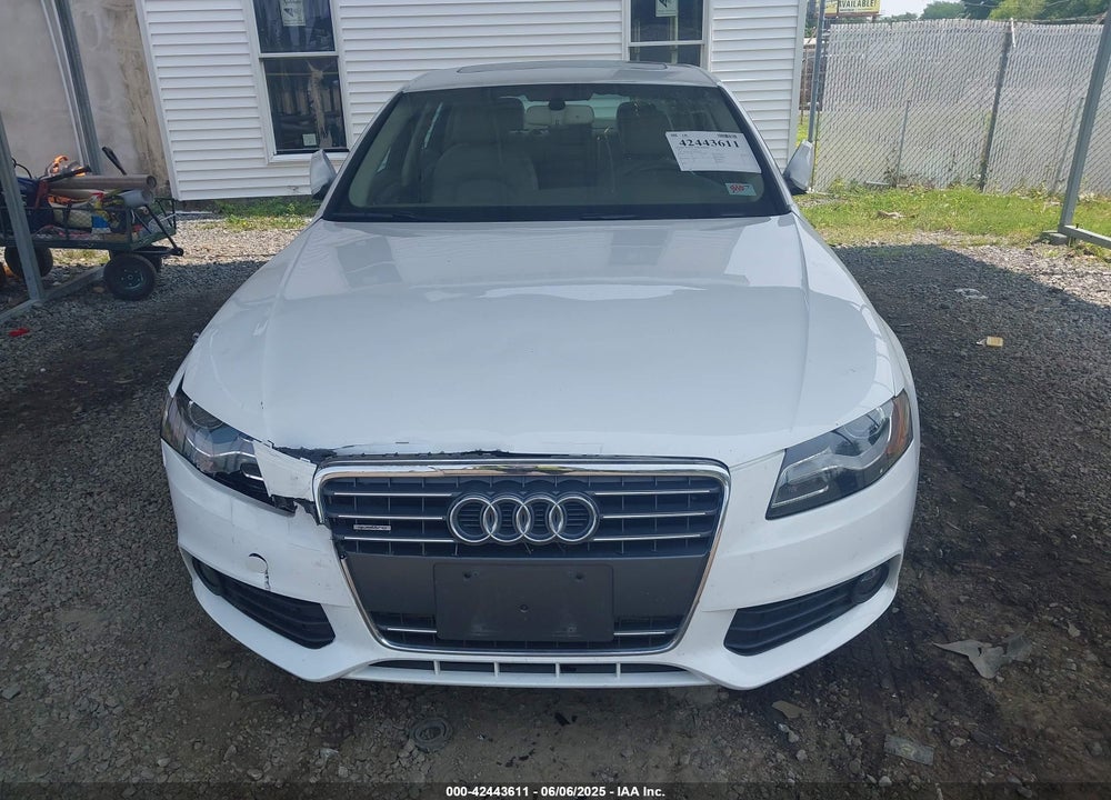 2011 AUDI A4 2.0T PREMIUM VIN: WAUHFAFL9BN039357