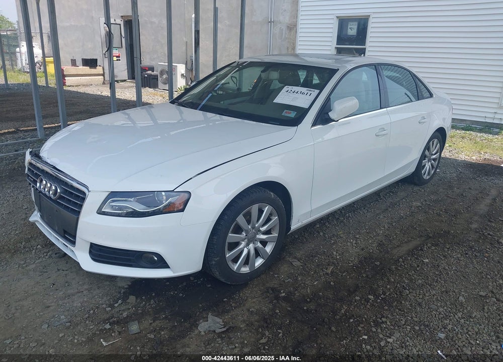 2011 AUDI A4 2.0T PREMIUM VIN: WAUHFAFL9BN039357