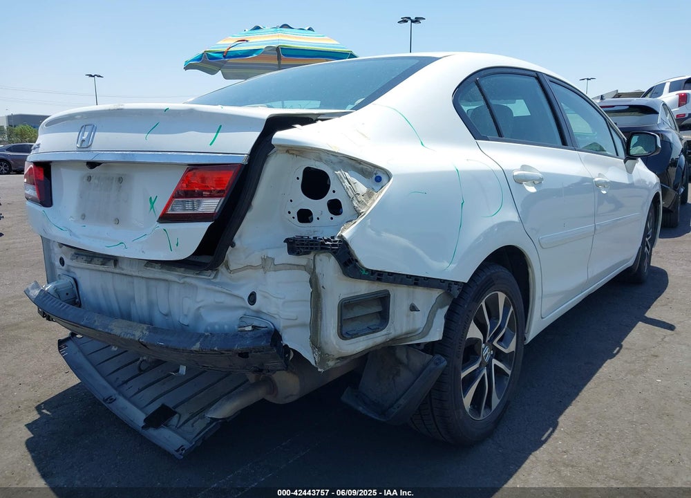 2013 HONDA CIVIC EX VIN: 19XFB2F82DE226776