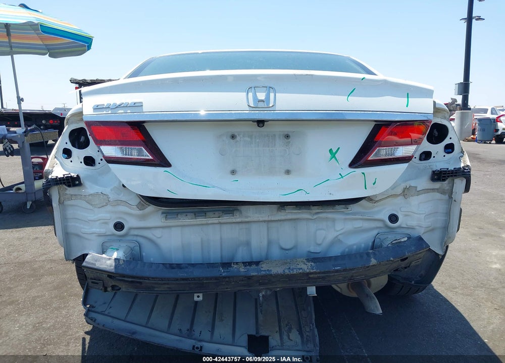 2013 HONDA CIVIC EX VIN: 19XFB2F82DE226776