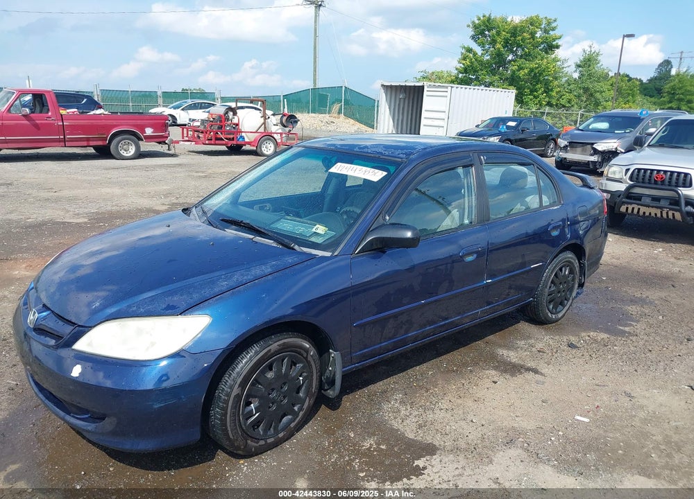 2005 HONDA CIVIC LX VIN: 2HGES16515H610468
