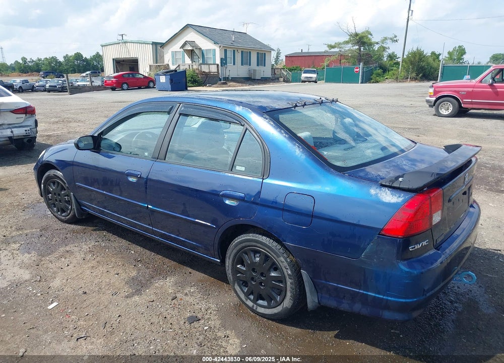 2005 HONDA CIVIC LX VIN: 2HGES16515H610468