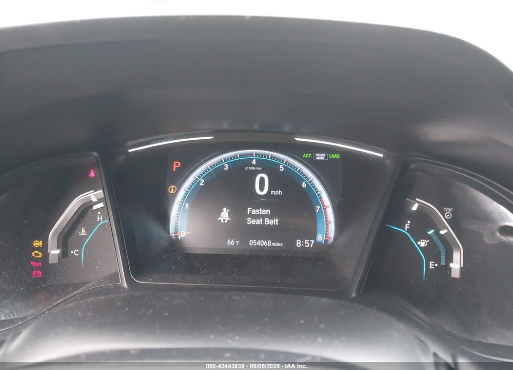 2019 HONDA CIVIC VIN: 2HGFC2F6XKH542148