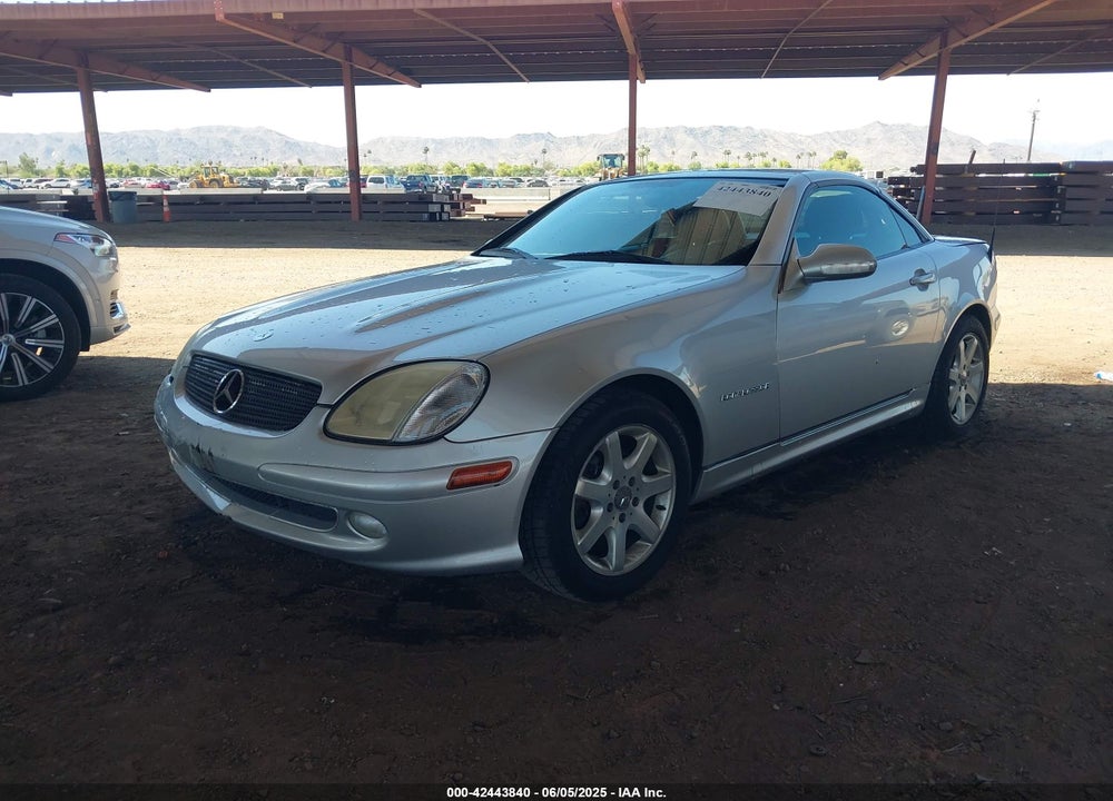 2002 MERCEDES-BENZ SLK 230 KOMPRESSOR VIN: WDBKK49FX2F251009