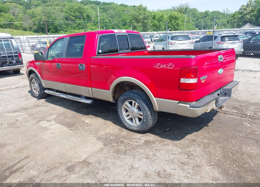 2008 FORD F-150 LARIAT VIN: 1FTPW14VX8FA64886