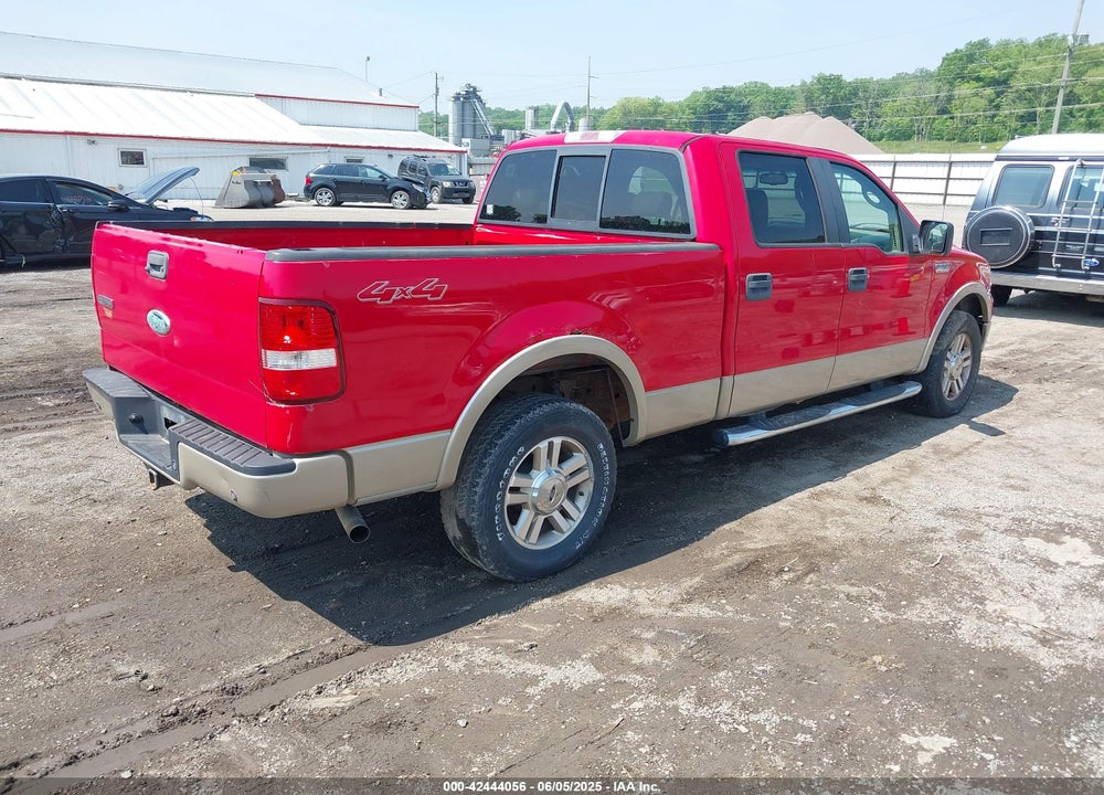 2008 FORD F-150 LARIAT VIN: 1FTPW14VX8FA64886