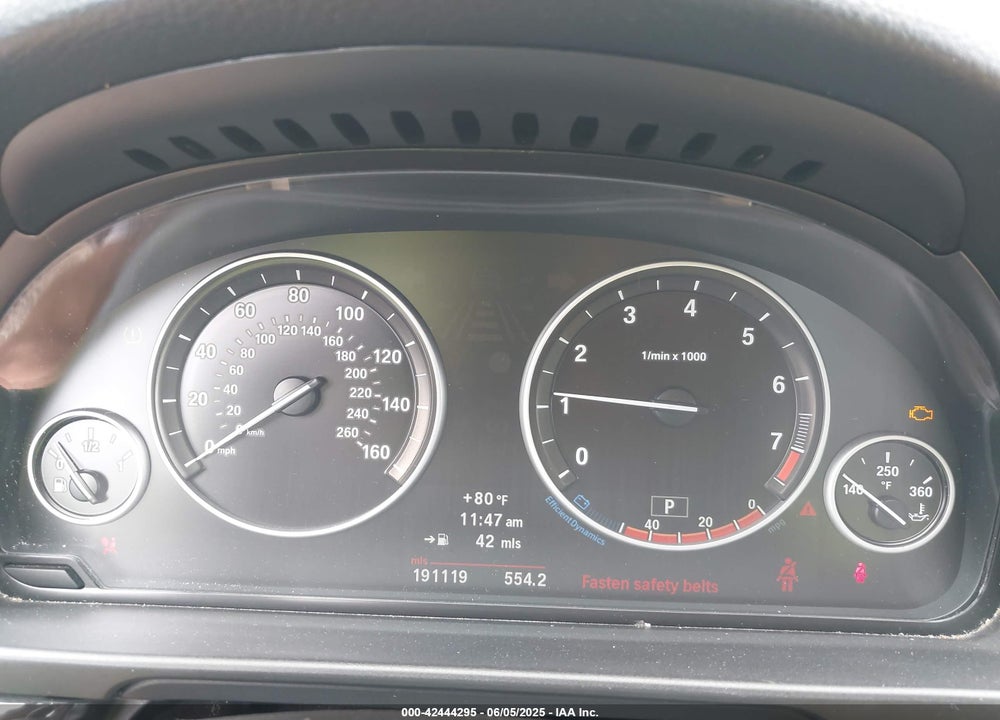 2012 BMW 535I VIN: WBAFR7C50CC815752