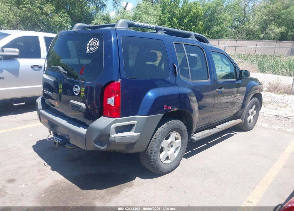 2007 NISSAN XTERRA S VIN: 5N1AN08W57C511304