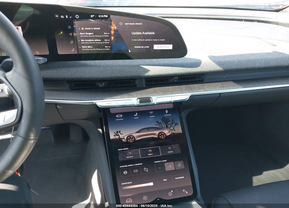 2024 LUCID AIR VIN: 50EA1TEA4RA007587