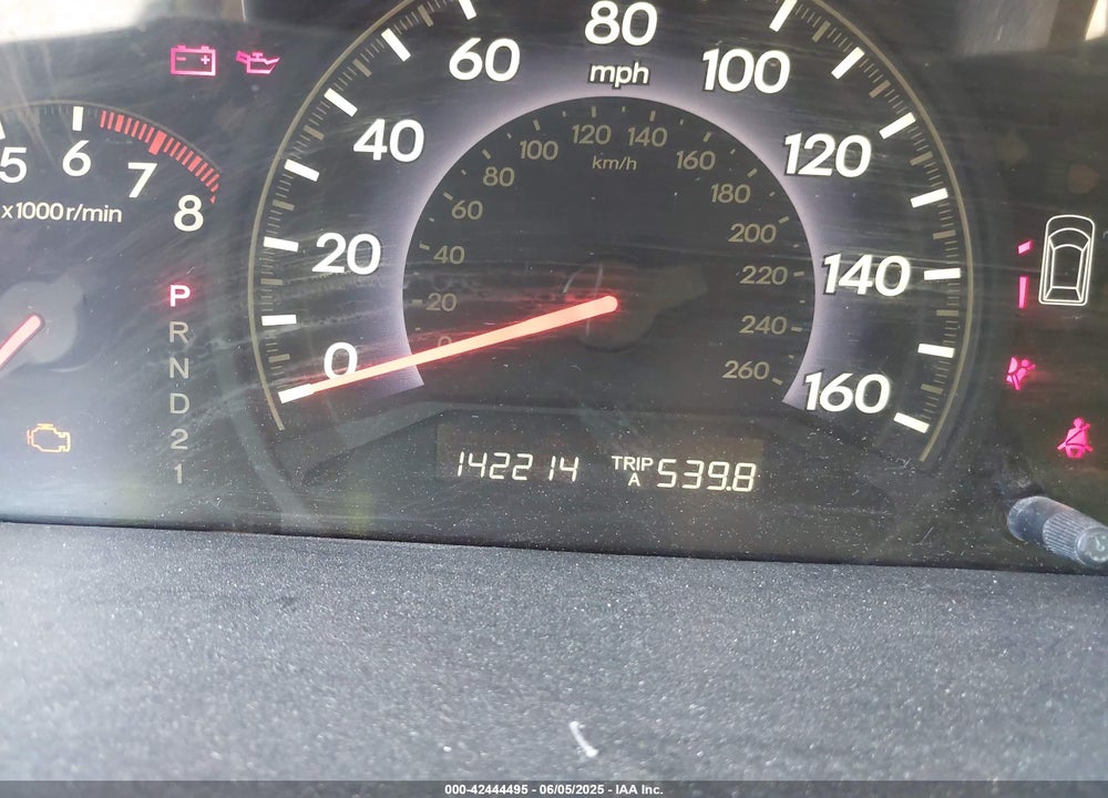 2005 HONDA ODYSSEY EX VIN: 5FNRL38445B401096