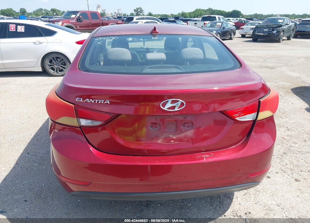 2016 HYUNDAI ELANTRA SE VIN: 5NPDH4AE6GH728494