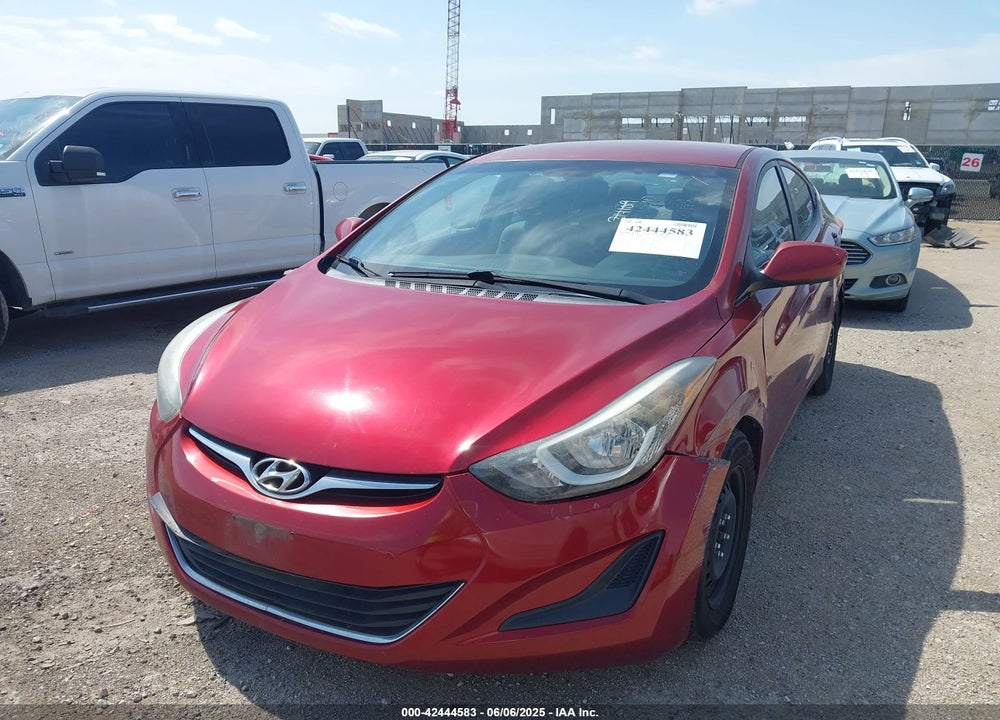 2016 HYUNDAI ELANTRA SE VIN: 5NPDH4AE6GH728494
