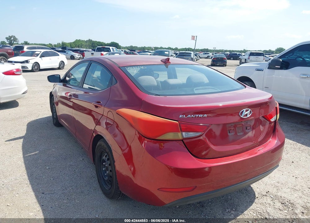 2016 HYUNDAI ELANTRA SE VIN: 5NPDH4AE6GH728494