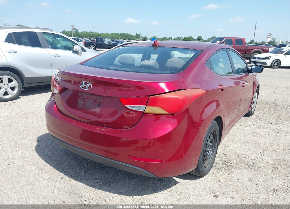 2016 HYUNDAI ELANTRA SE VIN: 5NPDH4AE6GH728494