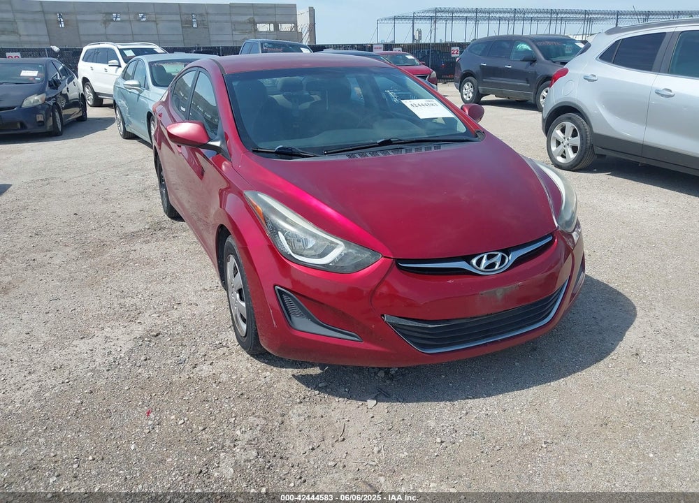 2016 HYUNDAI ELANTRA SE VIN: 5NPDH4AE6GH728494