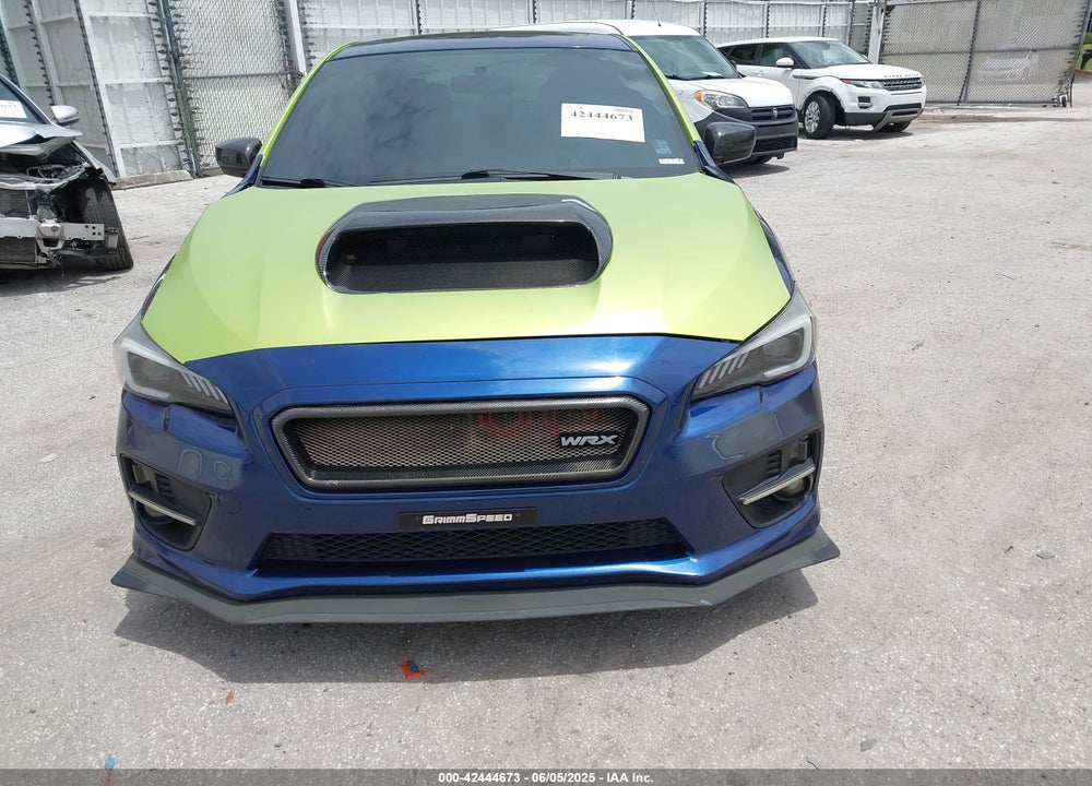 2015 SUBARU WRX LIMITED VIN: JF1VA1J66F8832647