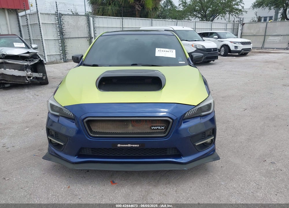 2015 SUBARU WRX LIMITED VIN: JF1VA1J66F8832647