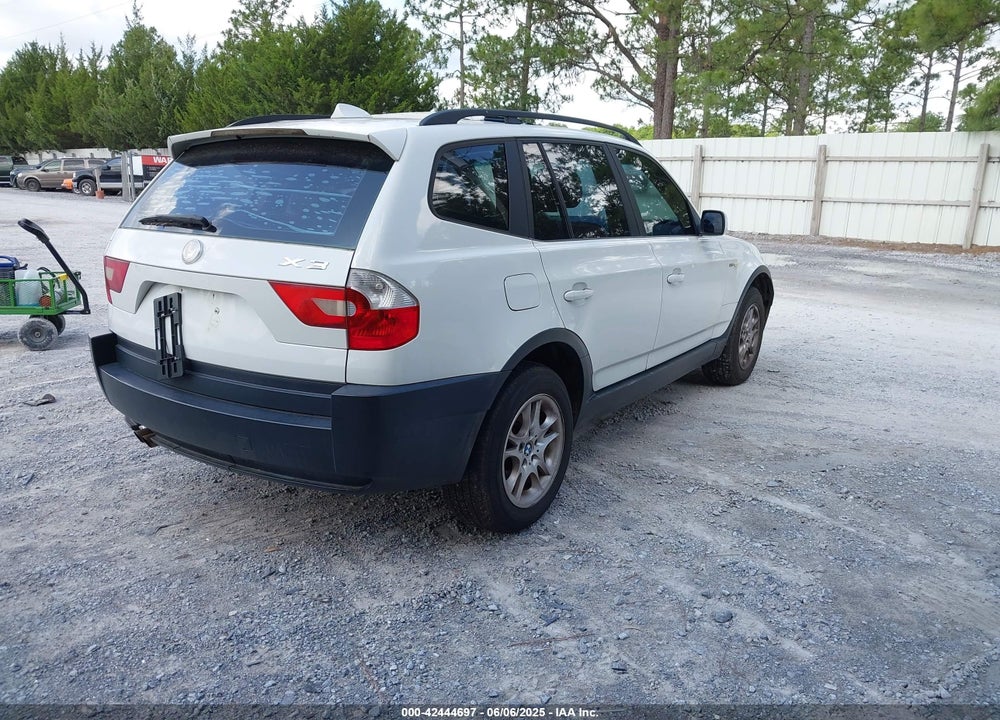 2004 BMW X3 2.5I VIN: WBXPA73434WB28096