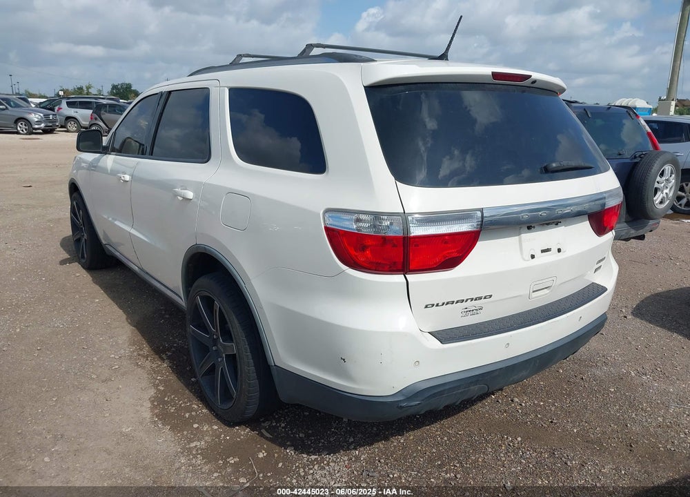 2011 DODGE DURANGO CREW VIN: 1D4RD4GG5BC650436
