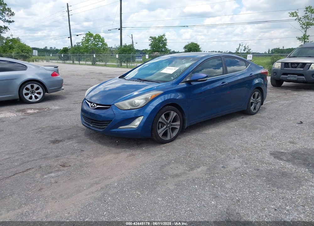 2014 HYUNDAI ELANTRA VIN: KMHDH4AH3EU051204