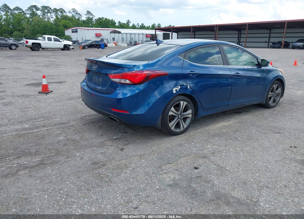 2014 HYUNDAI ELANTRA VIN: KMHDH4AH3EU051204
