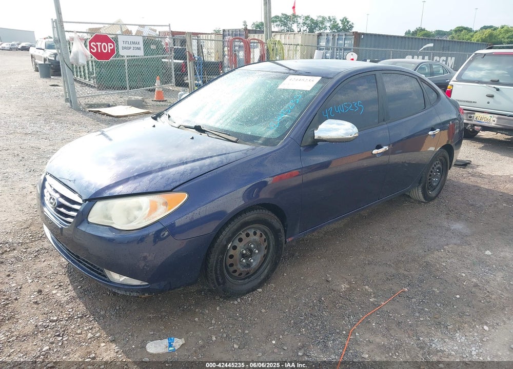 2010 HYUNDAI ELANTRA VIN: KMHDU4AD7AU924956