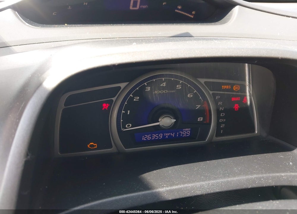 2008 HONDA CIVIC VIN: 2HGFA16858H311510