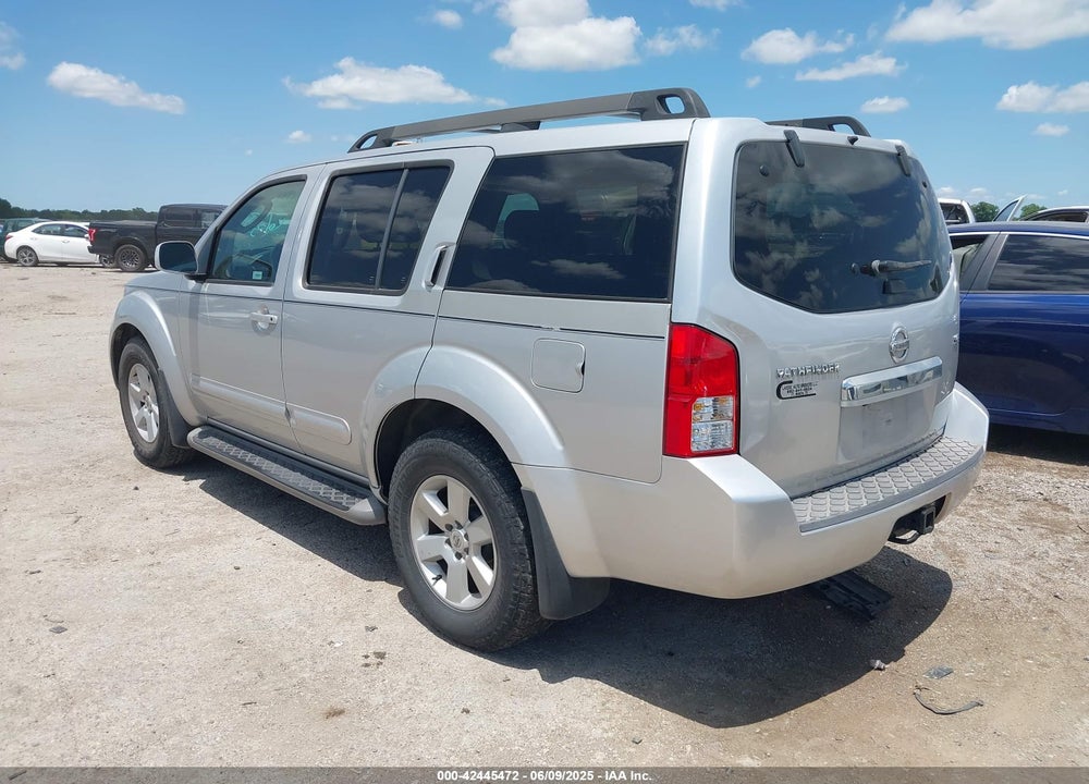 2008 NISSAN PATHFINDER VIN: 5N1AR18U28C624573