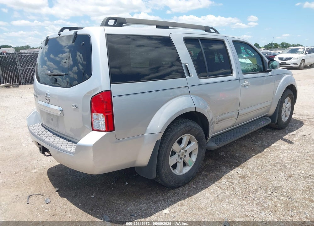 2008 NISSAN PATHFINDER VIN: 5N1AR18U28C624573