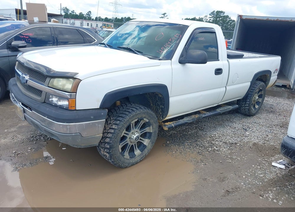 2004 CHEVROLET SILVERADO 1500 WORK TRUCK VIN: 1GCEK14V24Z251504