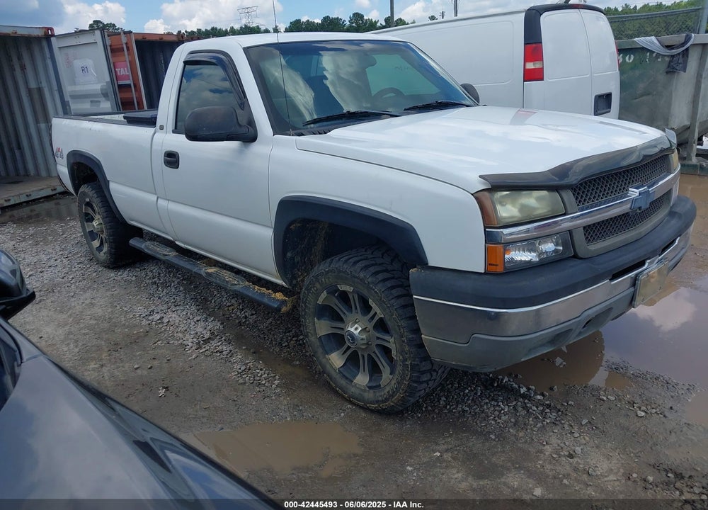 2004 CHEVROLET SILVERADO 1500 WORK TRUCK VIN: 1GCEK14V24Z251504