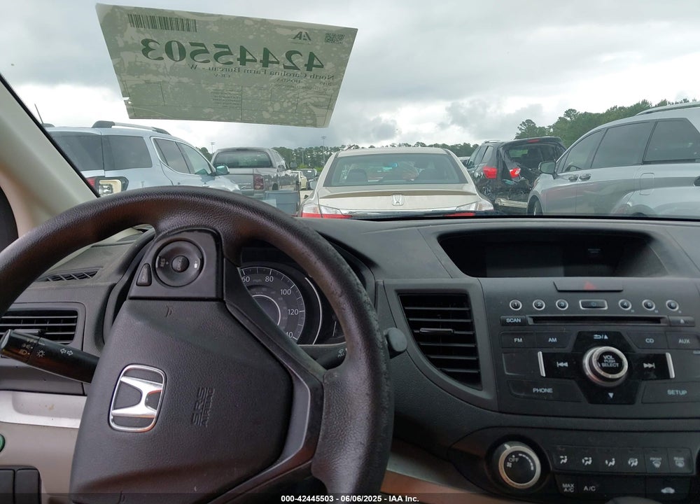 2013 HONDA CR-V LX VIN: 2HKRM3H38DH520564