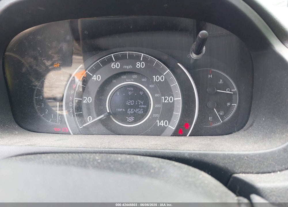 2013 HONDA CR-V LX VIN: 2HKRM3H38DH520564