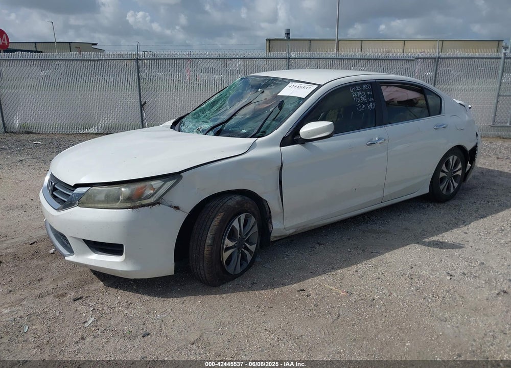 2013 HONDA ACCORD LX VIN: 1HGCR2F36DA175385