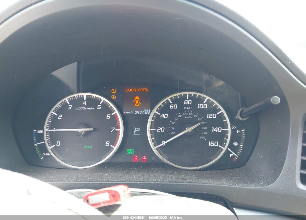 2013 ACURA ILX HYBRID VIN: 19VDE3F76DE301242