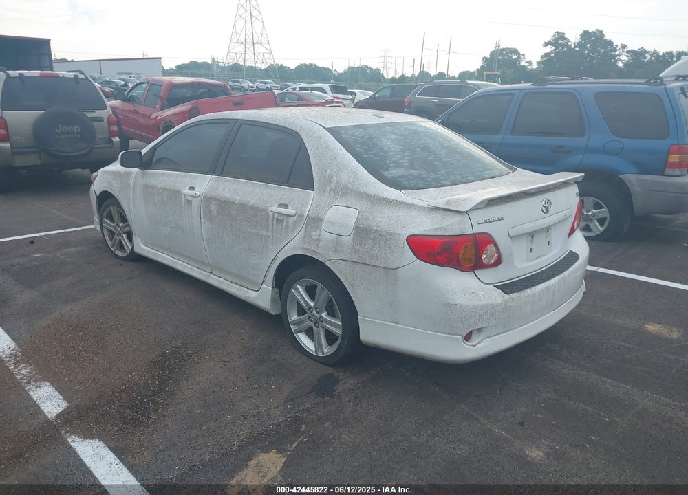 2009 TOYOTA COROLLA XRS VIN: 1NXBE40E59Z090437