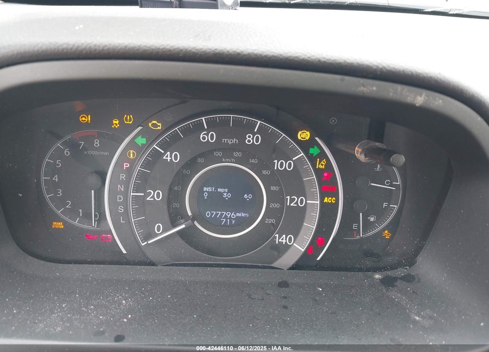 2015 HONDA CR-V TOURING VIN: 5J6RM4H95FL040324