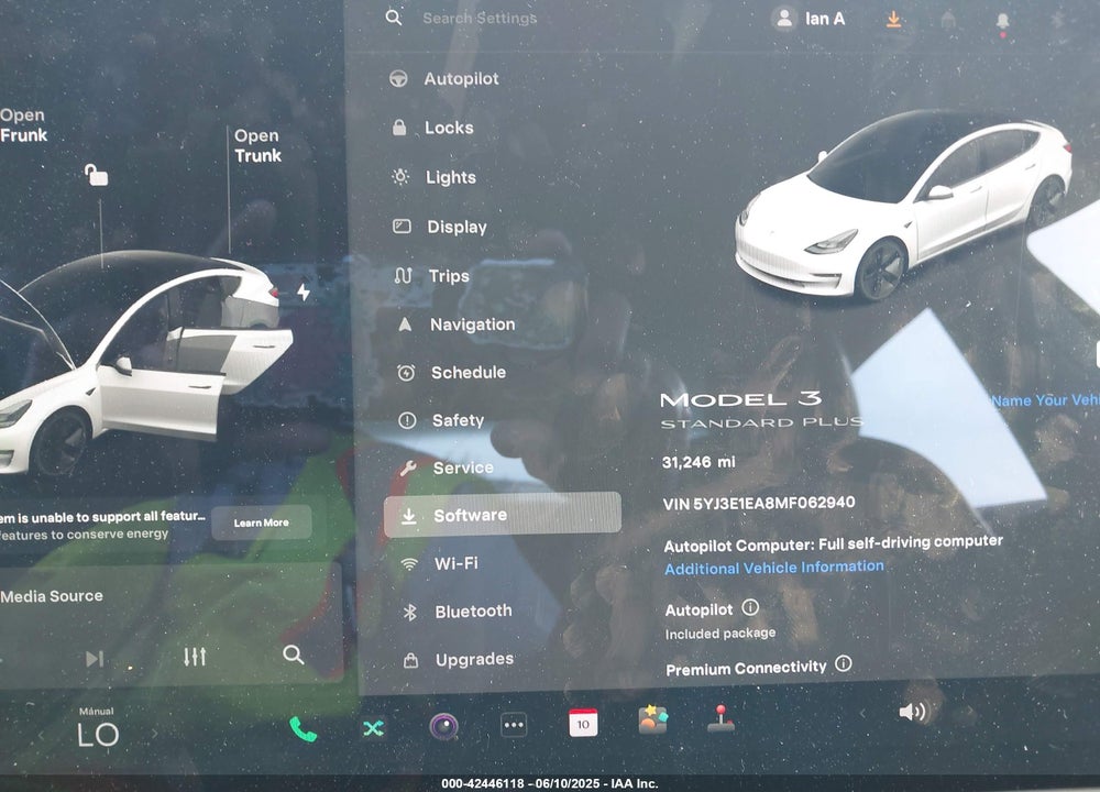 2021 TESLA MODEL 3 VIN: 5YJ3E1EA8MF062940