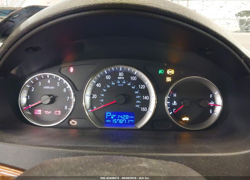 2009 HYUNDAI SONATA GLS V6 VIN: 5NPET46F19H414419