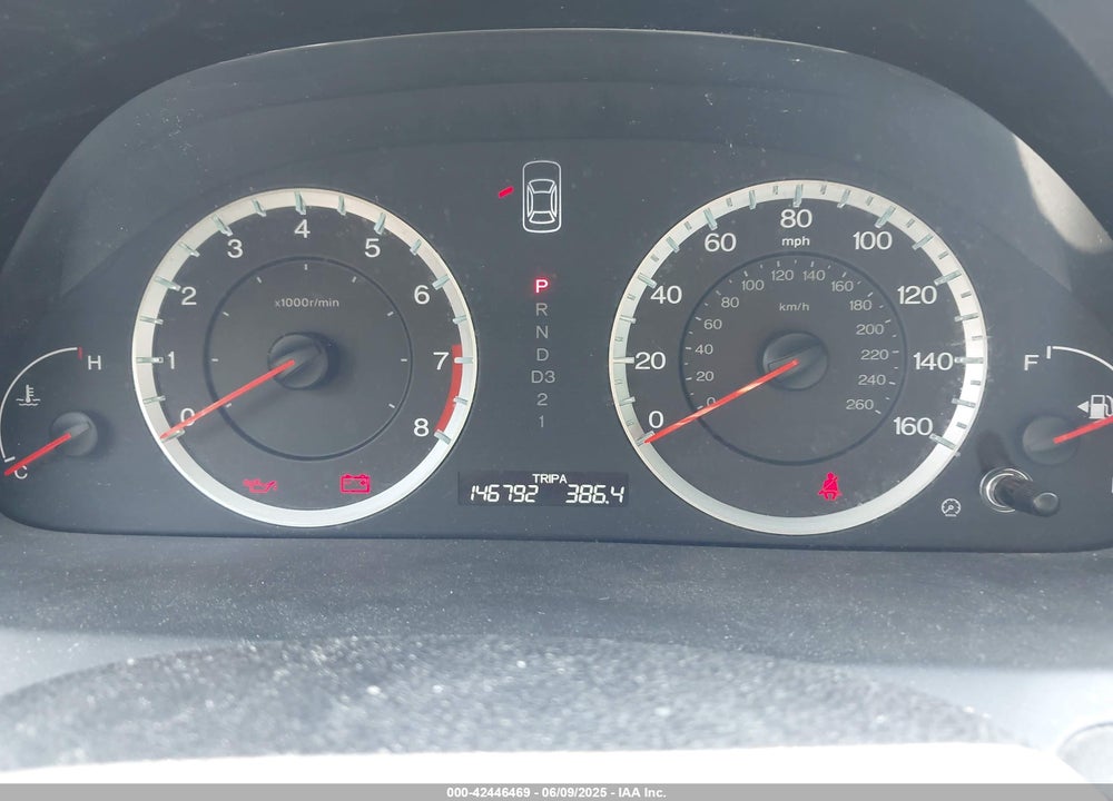 2009 HONDA ACCORD 2.4 LX VIN: 1HGCP26329A055533