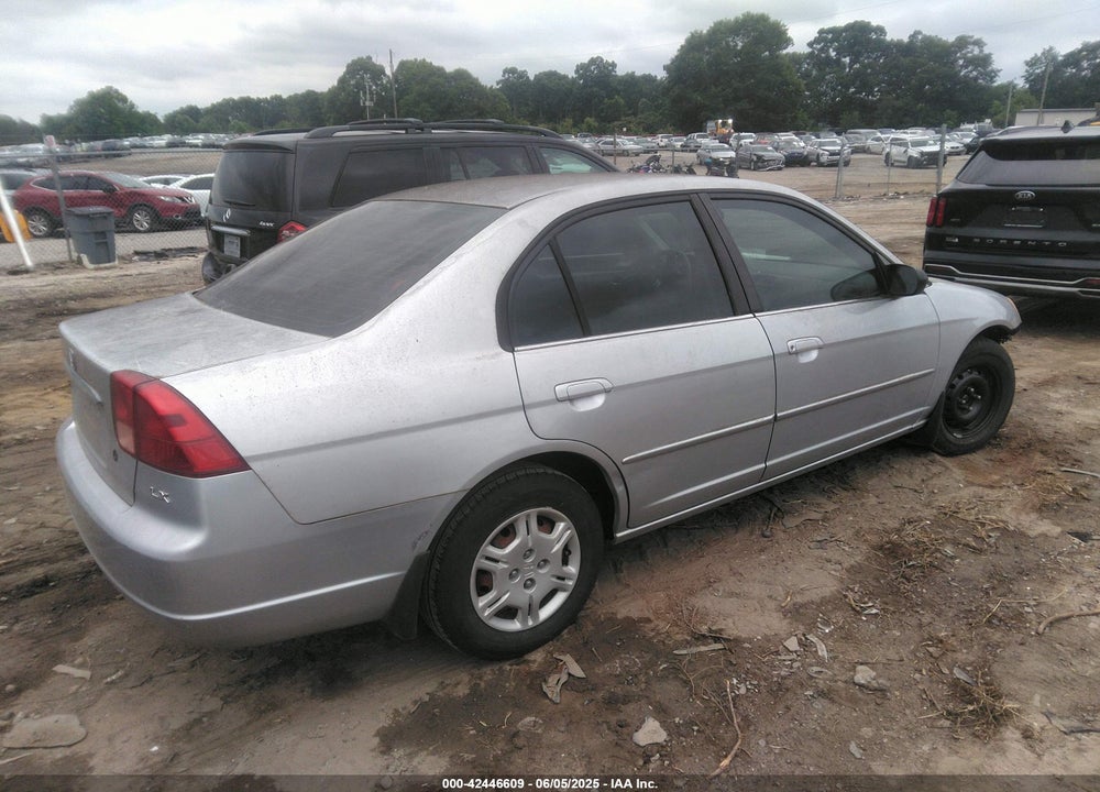 2002 HONDA CIVIC LX VIN: 2HGES16592H536602