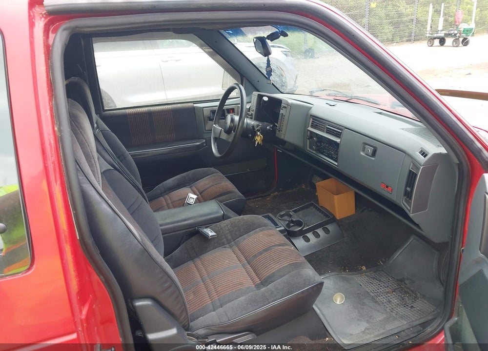 1991 GMC SONOMA VIN: 1GTCS19Z9M2543534