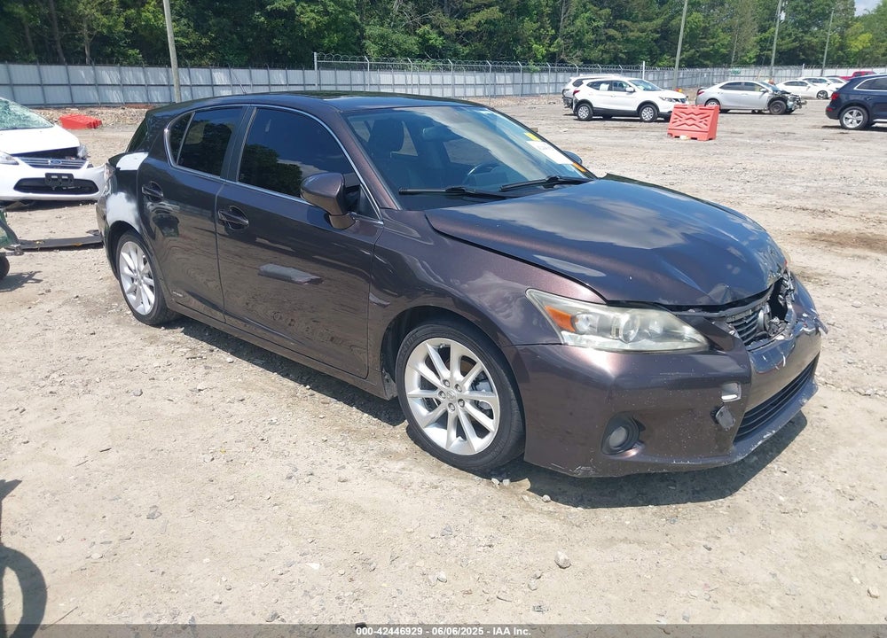2012 LEXUS CT 200H PREMIUM VIN: JTHKD5BH8C2063593