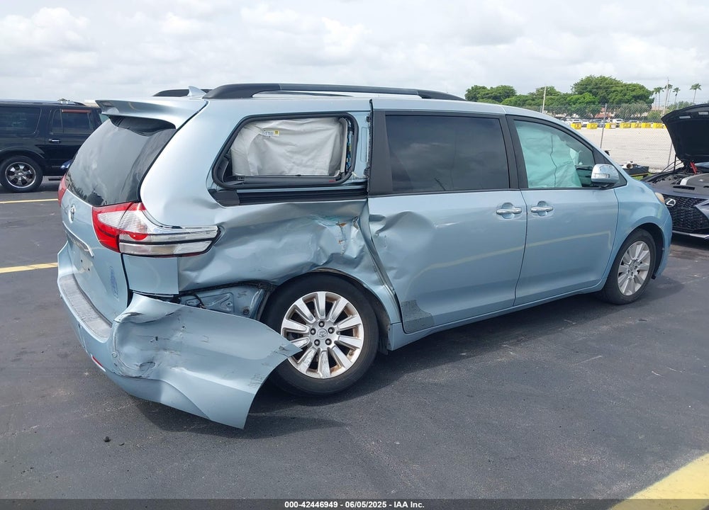 2015 TOYOTA SIENNA LIMITED PREMIUM 7 PASSENGER VIN: 5TDDK3DC0FS127743