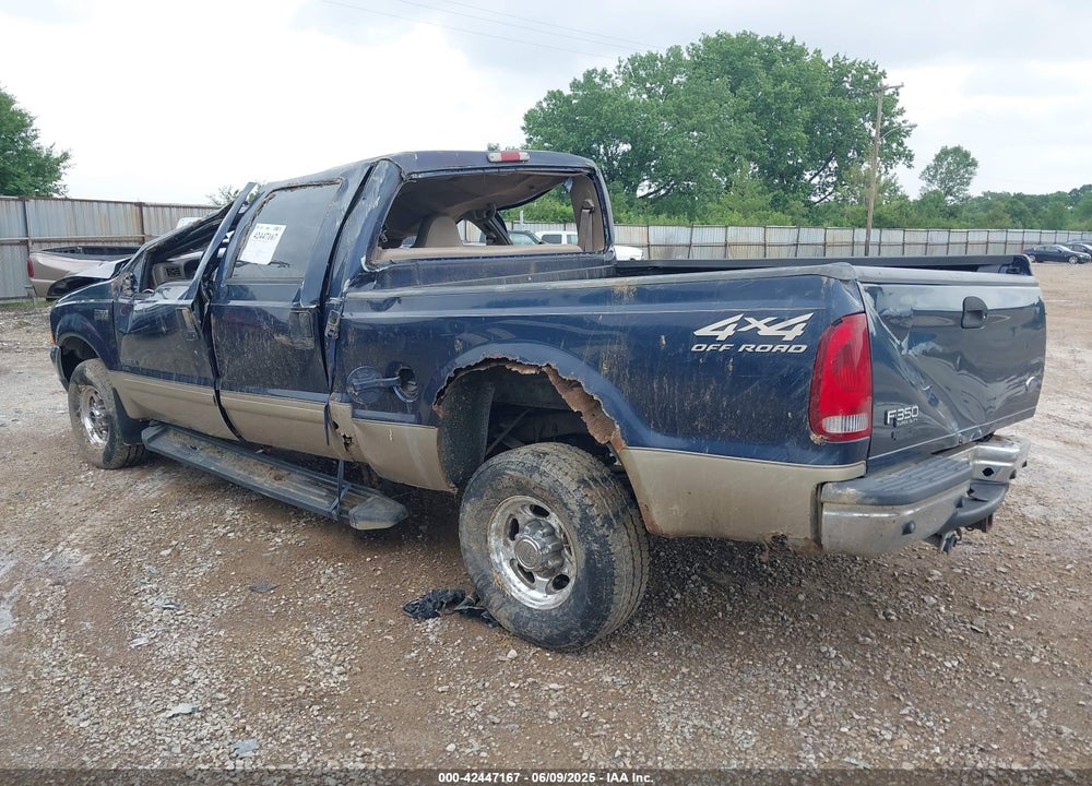 2001 FORD F-350 LARIAT/XL/XLT VIN: 1FTSW31F01EA89231