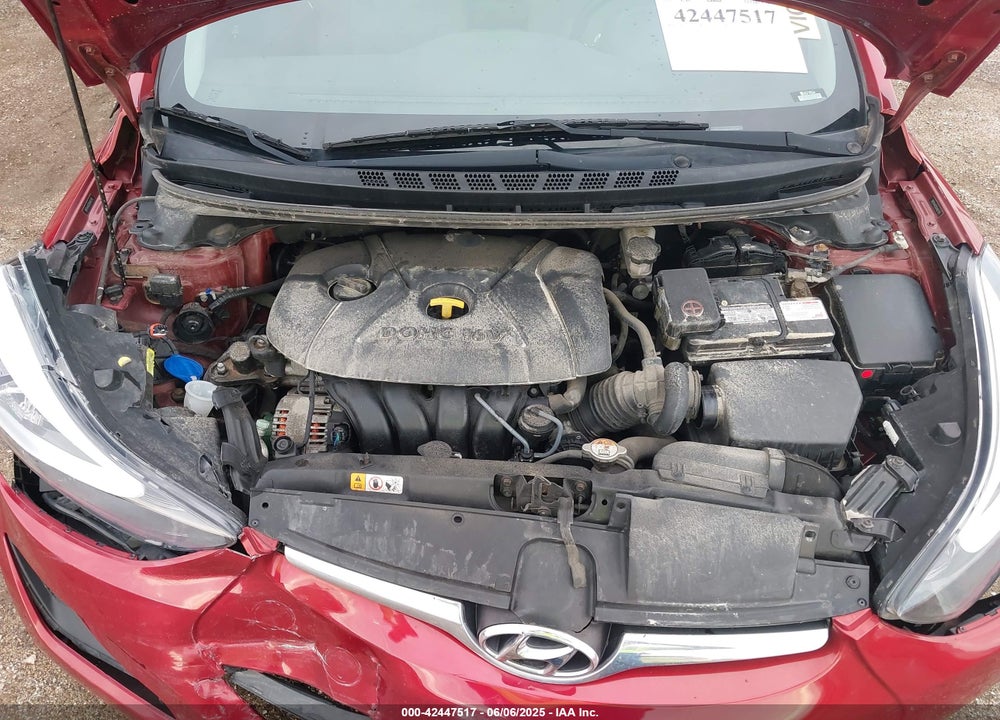 2016 HYUNDAI ELANTRA SE VIN: 5NPDH4AE8GH665785